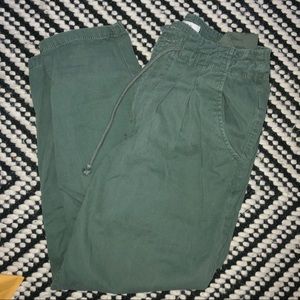 Green cargo pants